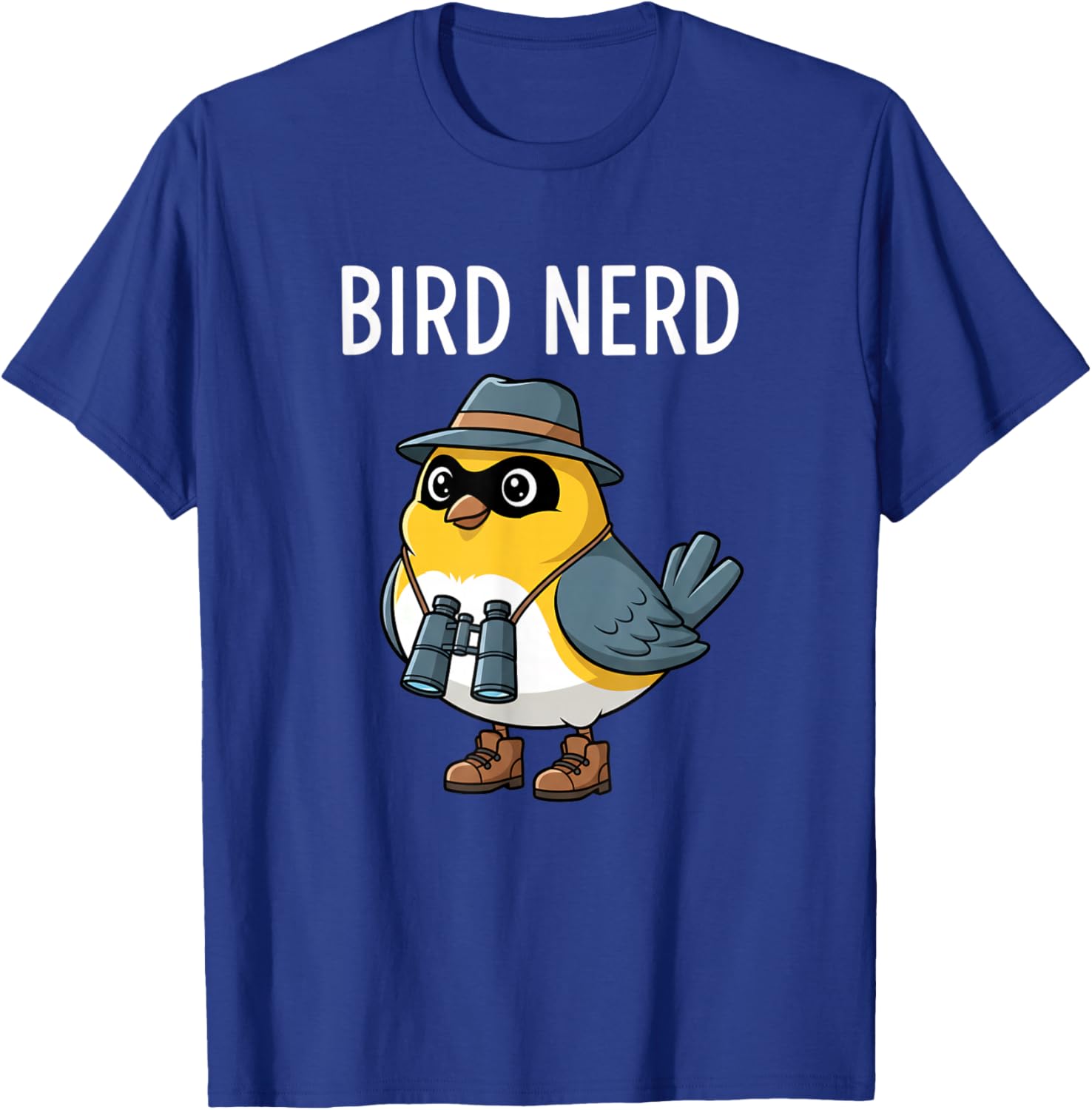 Bird Nerd Funny Bird Watching Birding Bird Lover Watcher T-Shirt - T-Shirt | Royal