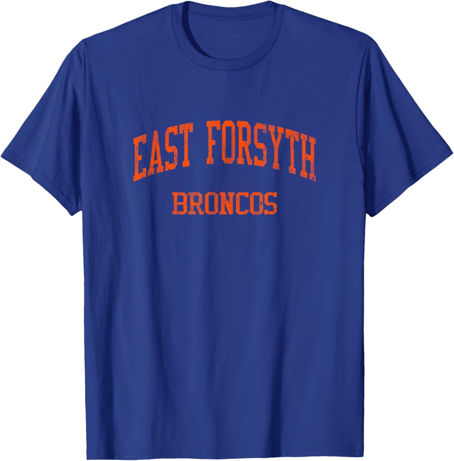 East Forsyth High School HS Gainesville GA Vintage Sports T-Shirt - T-Shirt | Royal