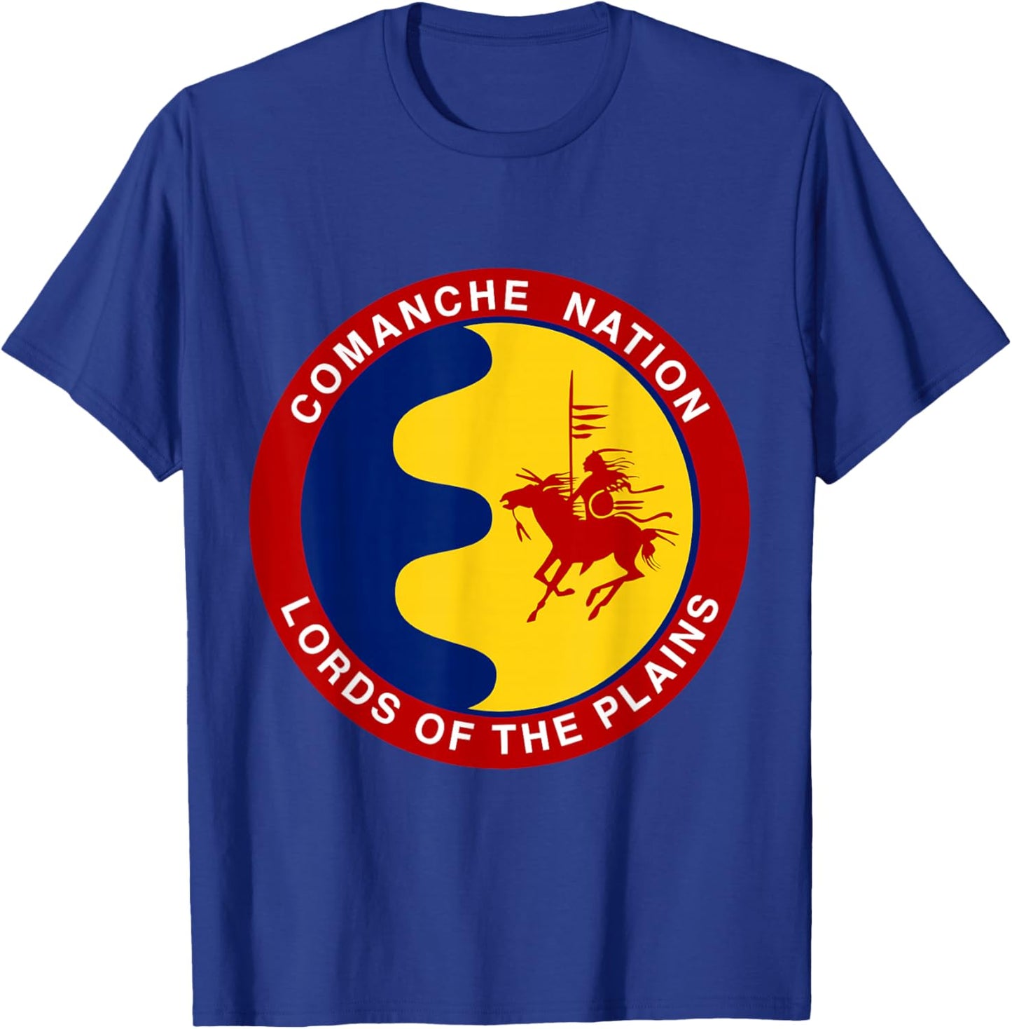 Comanche Nation Flag T-Shirt - T-Shirt | Royal