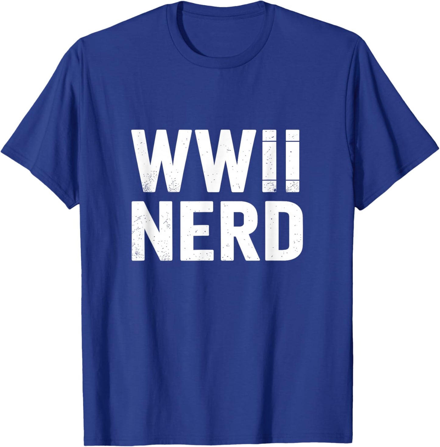 WWII Nerd World War 2 T-Shirt - T-Shirt | Royal