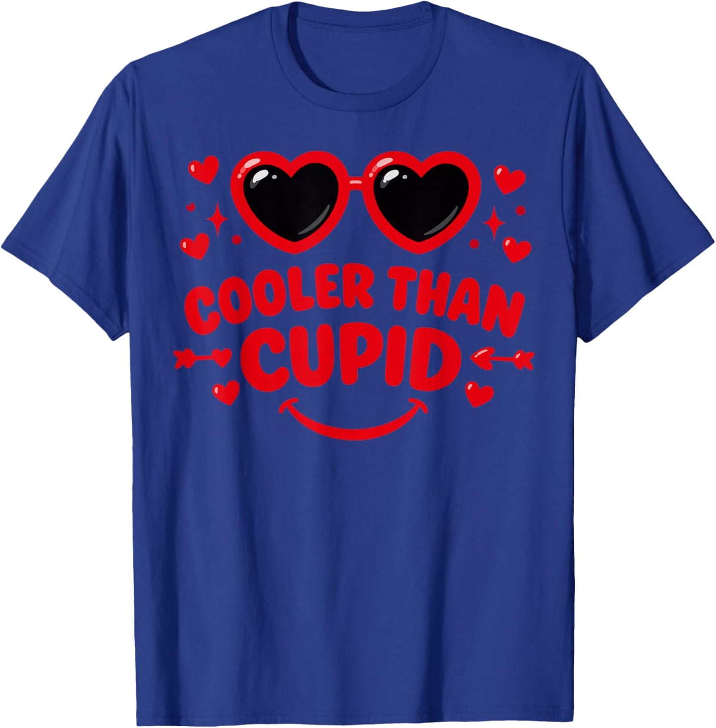 Cooler Than Cupid Cute Valentine’s Day Kids Teens T-Shirt - T-Shirt | Royal