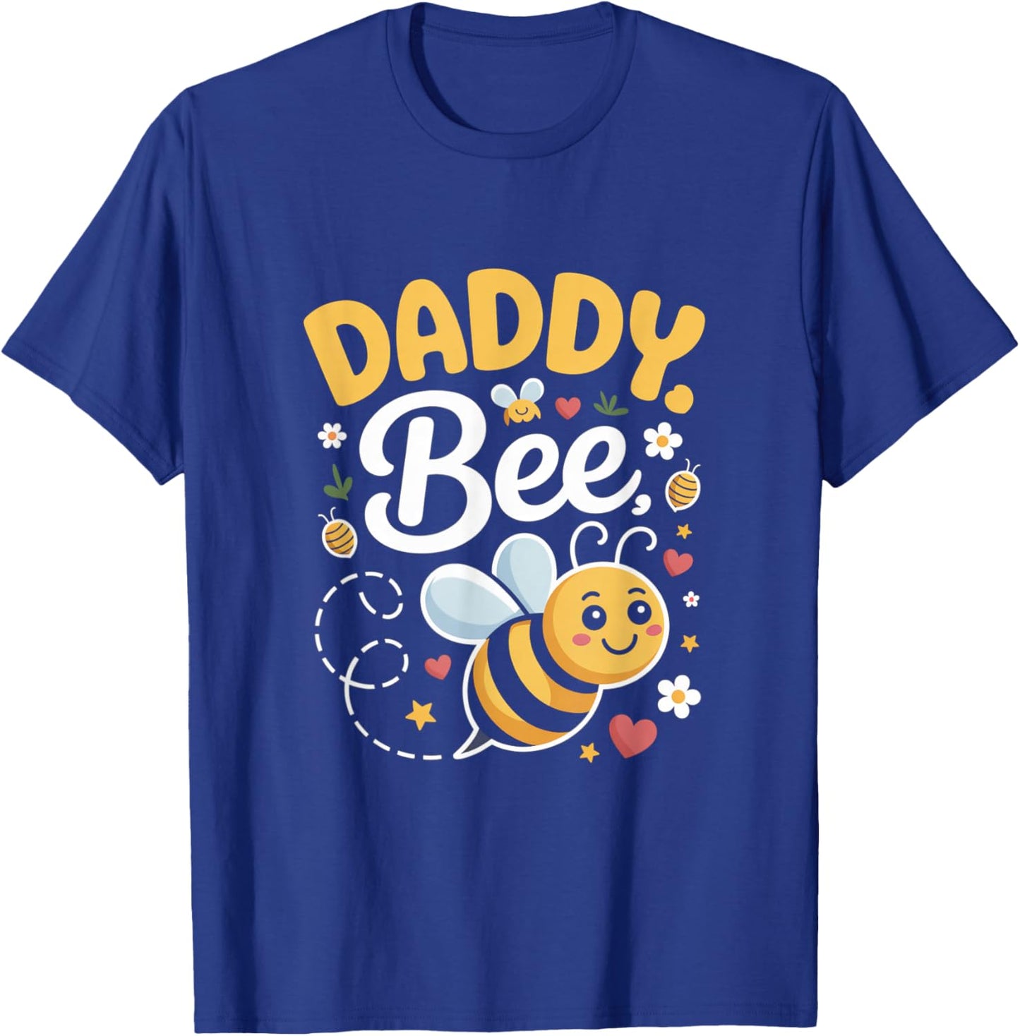 Daddy Bee Cute Fathers Day Bumblebee Daddy T-Shirt - T-Shirt | Royal