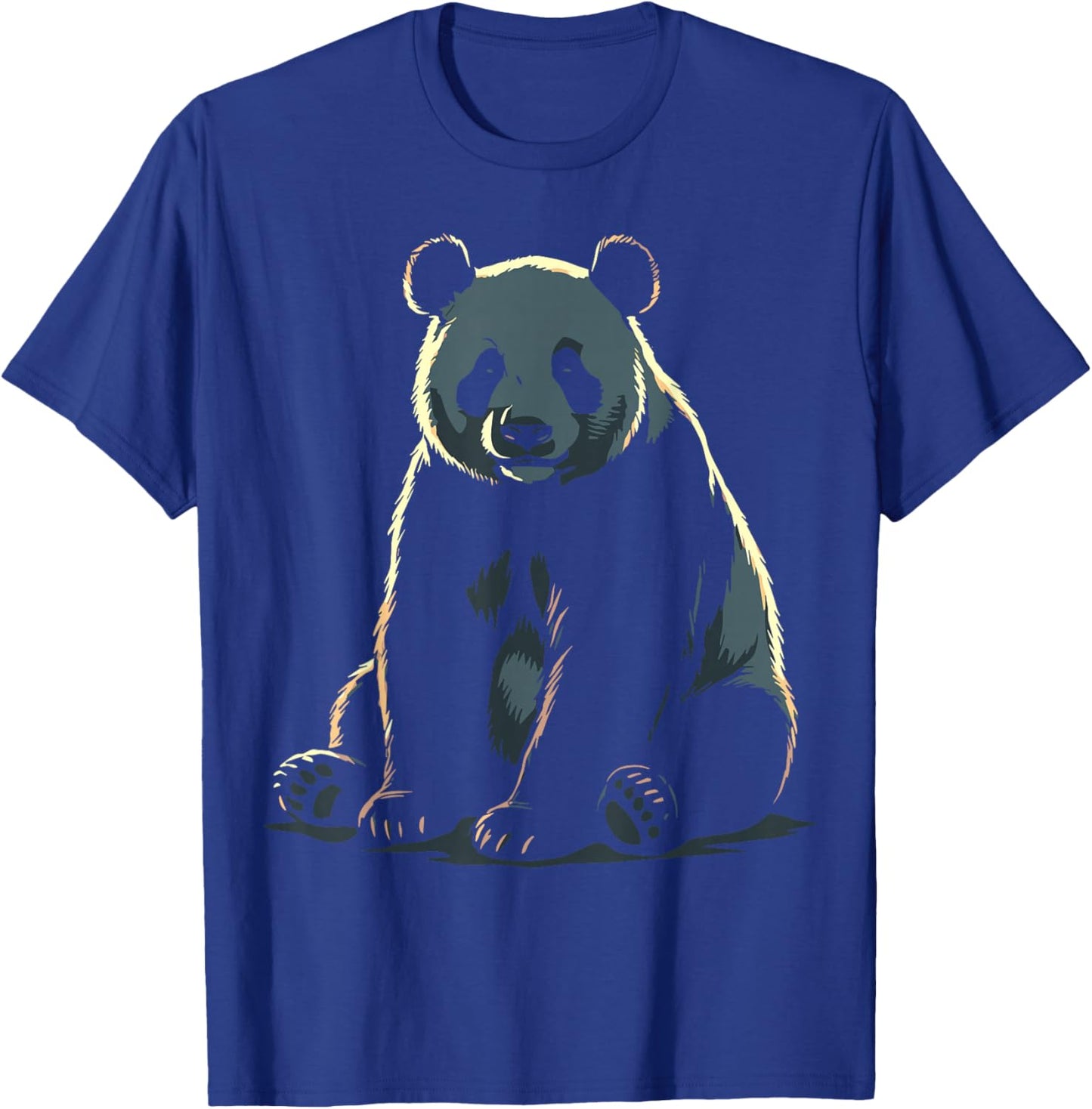 Cute Panda Bear T-Shirt - T-Shirt | Royal