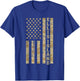 Ellis Island Historic Site Immigrant Desert Camo Distressed T-Shirt - T-Shirt | Royal