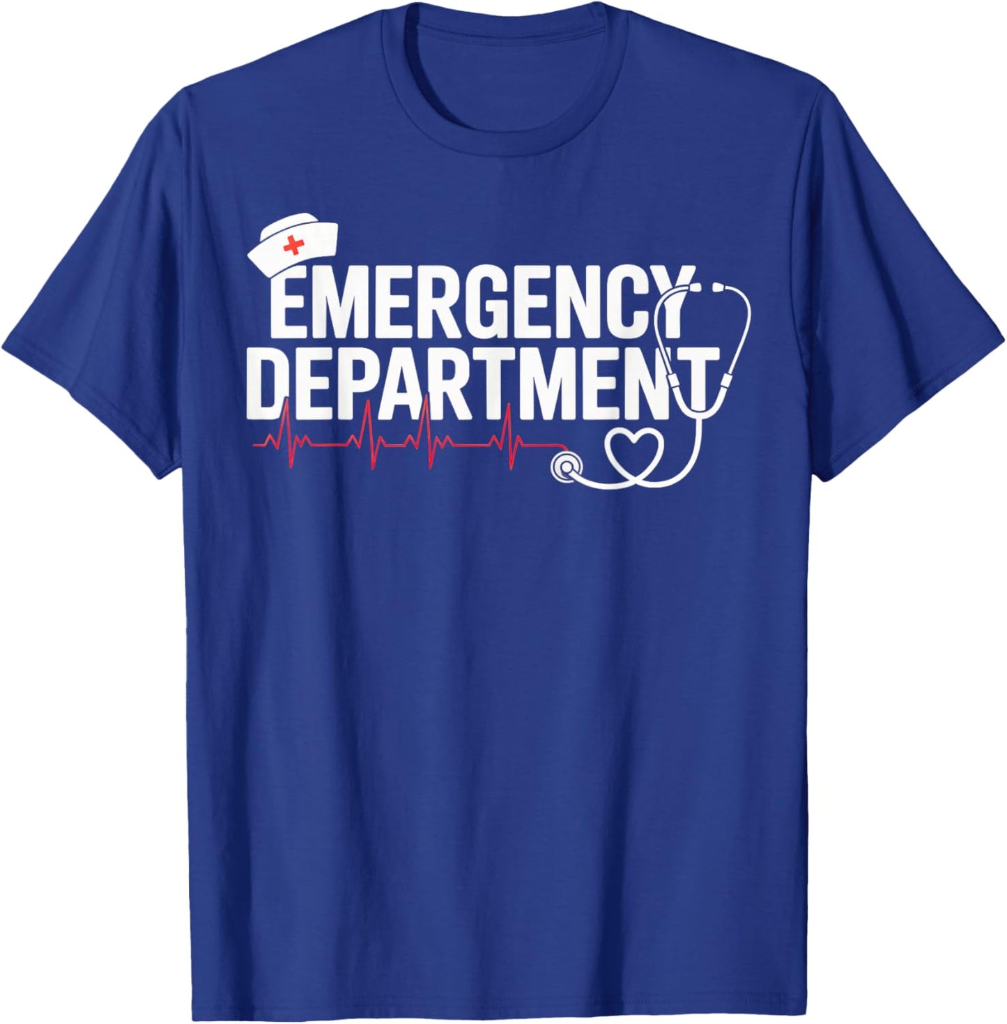 Emergency Department Room ER Nurse Healthcare Nursing Week T-Shirt - T-Shirt | Royal
