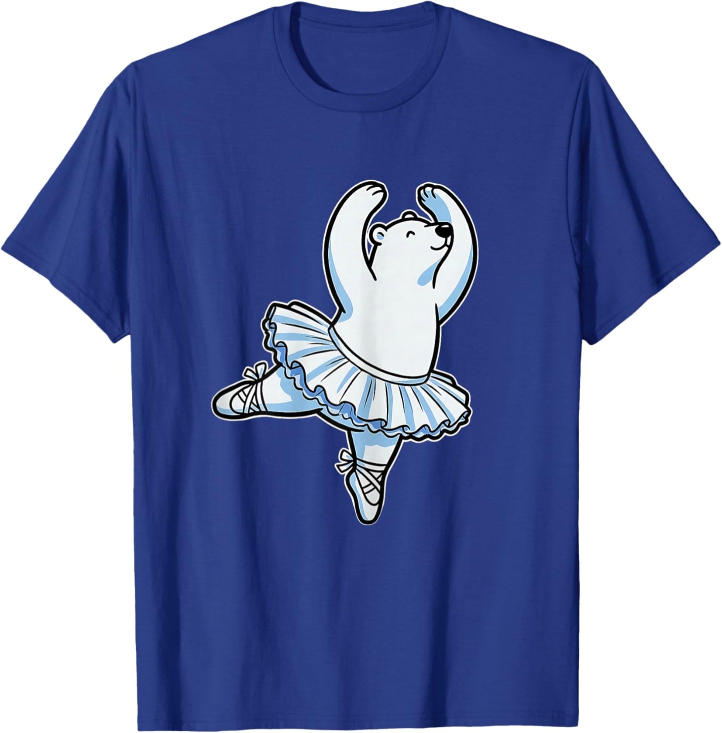 Bearina Cute Polar Bear Ballerina Pun Ballet Dance Fans #2 T-Shirt - T-Shirt | Royal