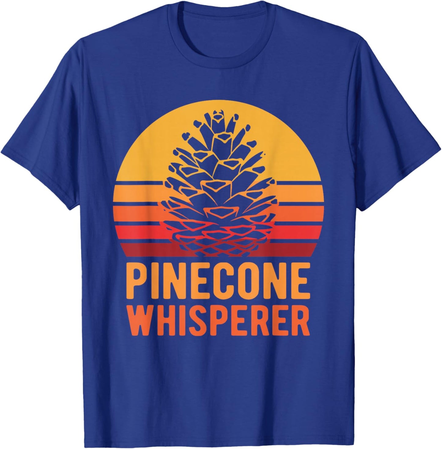 Vintage Pinecone Whisperer Retro Pine Cones T-Shirt - T-Shirt | Royal