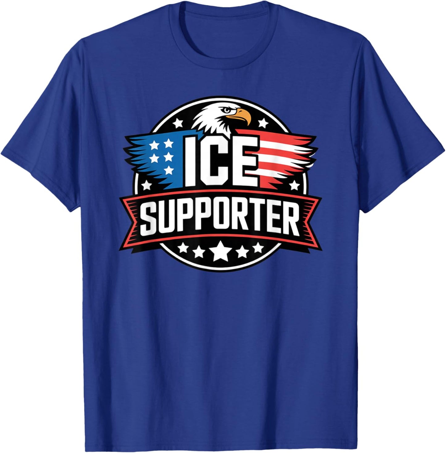 ICE Supporter Support ICE T-Shirt - T-Shirt | Royal