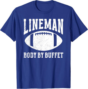Lineman Football Lineman Funny Offensive Lineman T-Shirt - T-Shirt | Royal