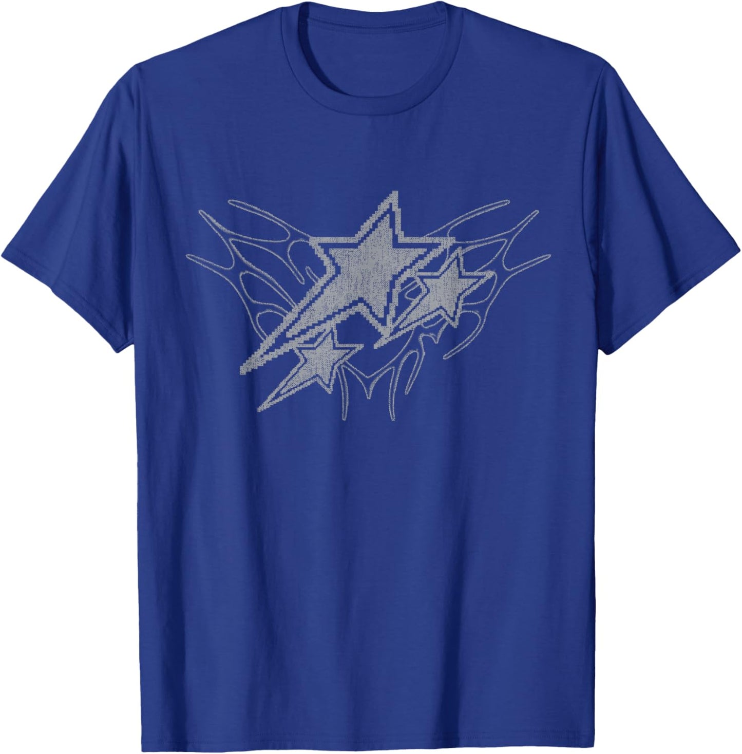 Y2k Stars 2000s Tattoo Vintage Grunge Graphic T-Shirt - T-Shirt | Royal