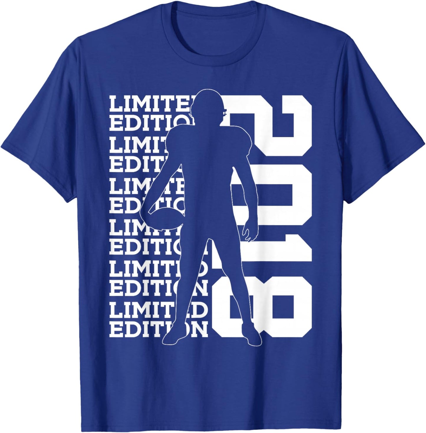 Limited Edition 2018 Football 8TH Birthday T-Shirt - T-Shirt | Royal