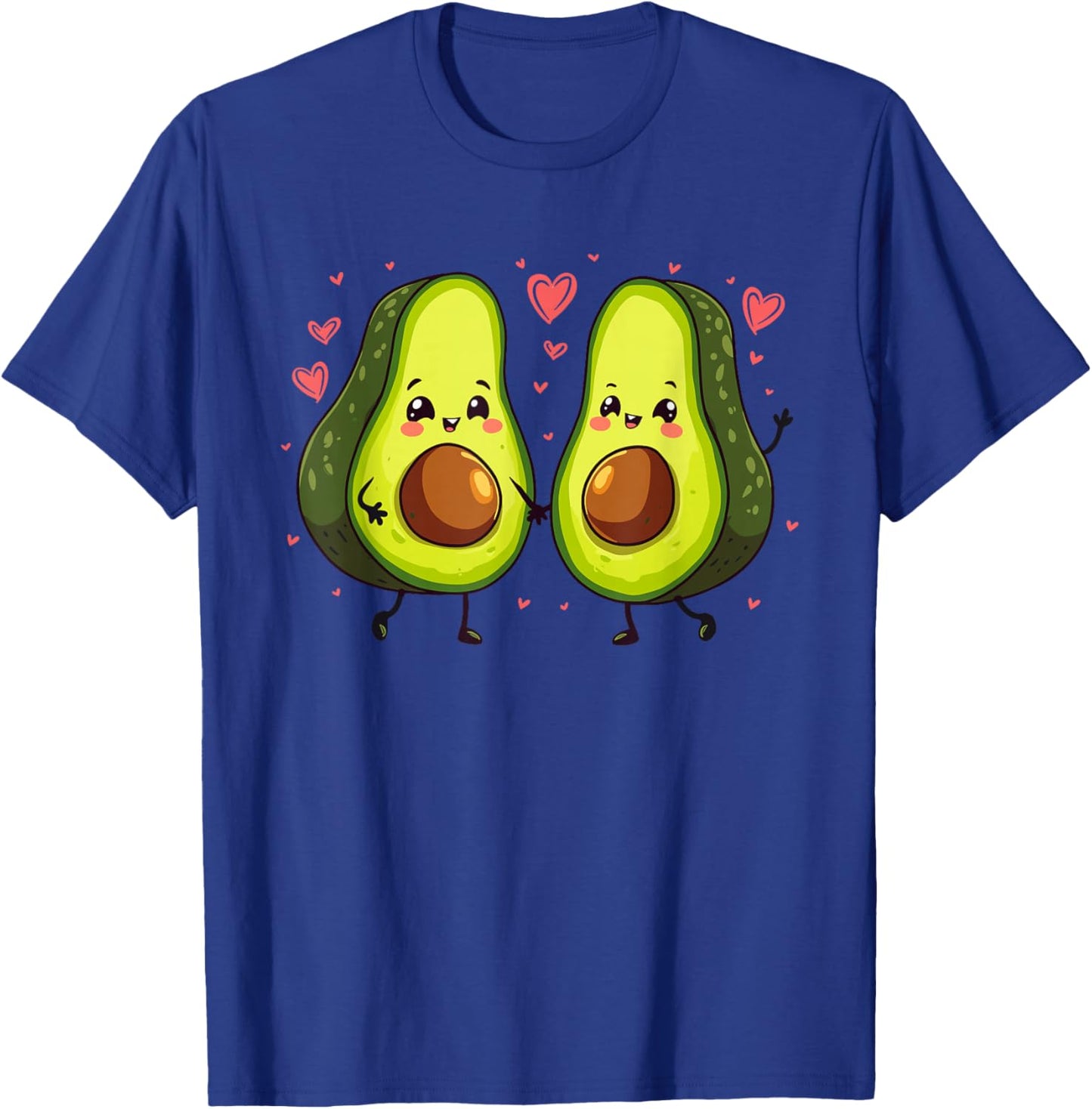 Adorable Avocado Valentine's Day Love Matching Couple T-Shirt - T-Shirt | Royal