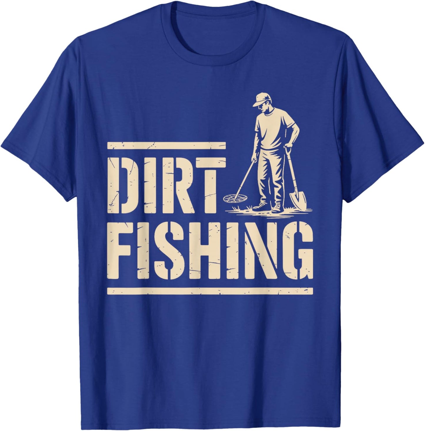 Cool Metal Detecting Art Women Adult Metal Detector T-Shirt - T-Shirt | Royal