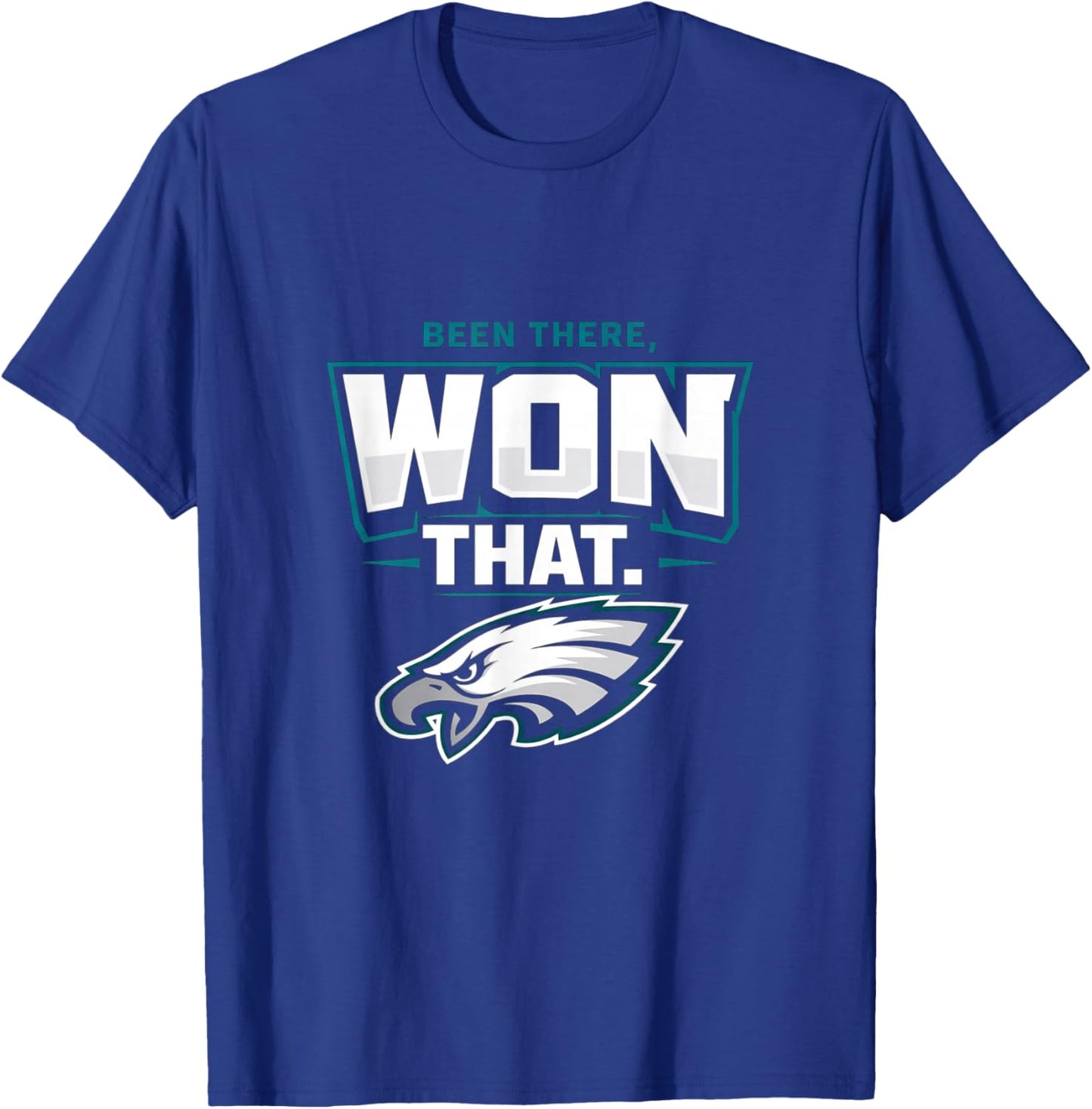Been There Won That Bold Victory Fan Graphic T-Shirt - T-Shirt | Royal