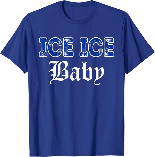 Vintage Retro Ice Ice Baby T-Shirt - T-Shirt | Royal