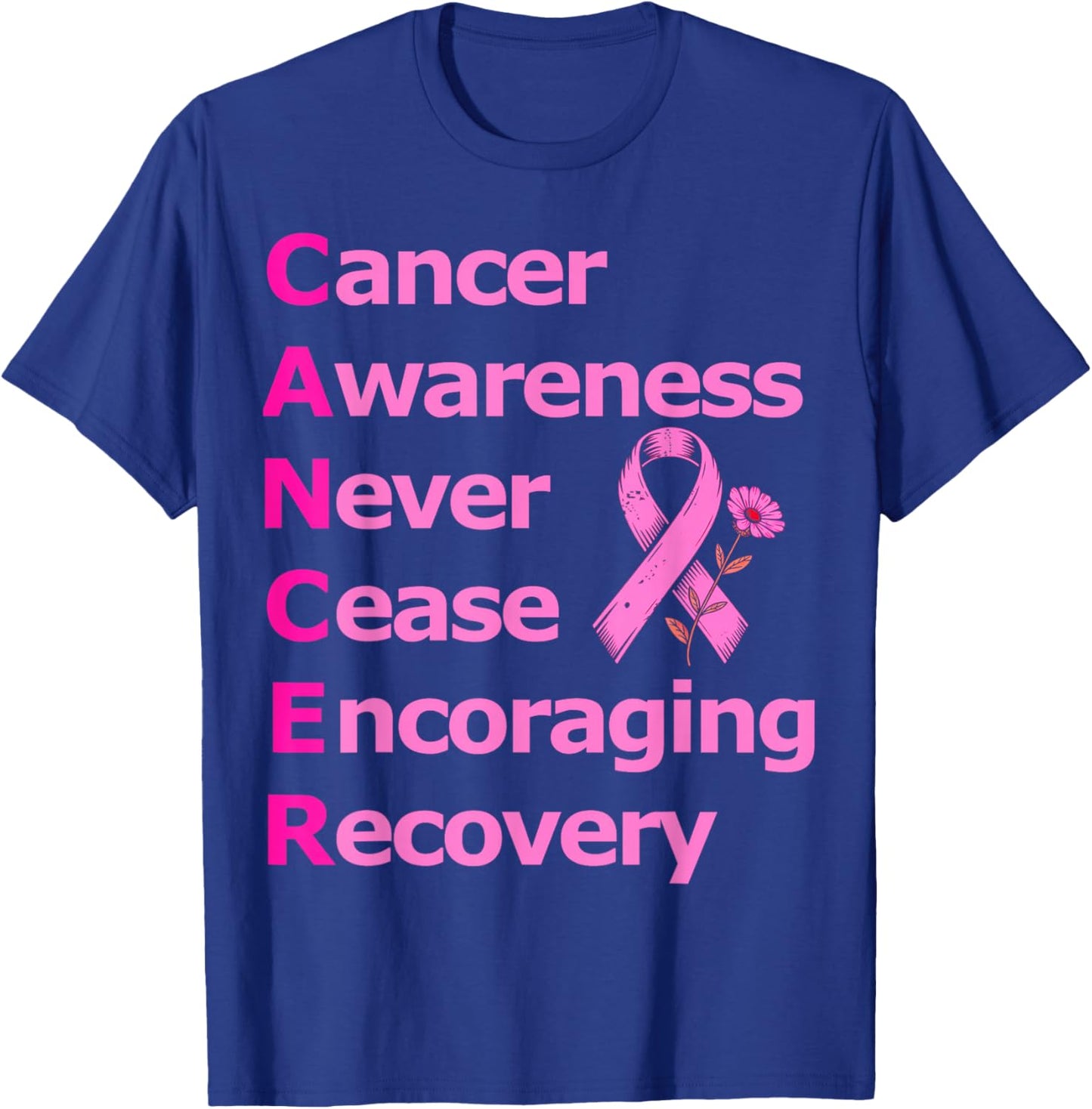 Breast Cancer Awareness Month in October We Wear Pink 2025 T-Shirt - T-Shirt | Royal