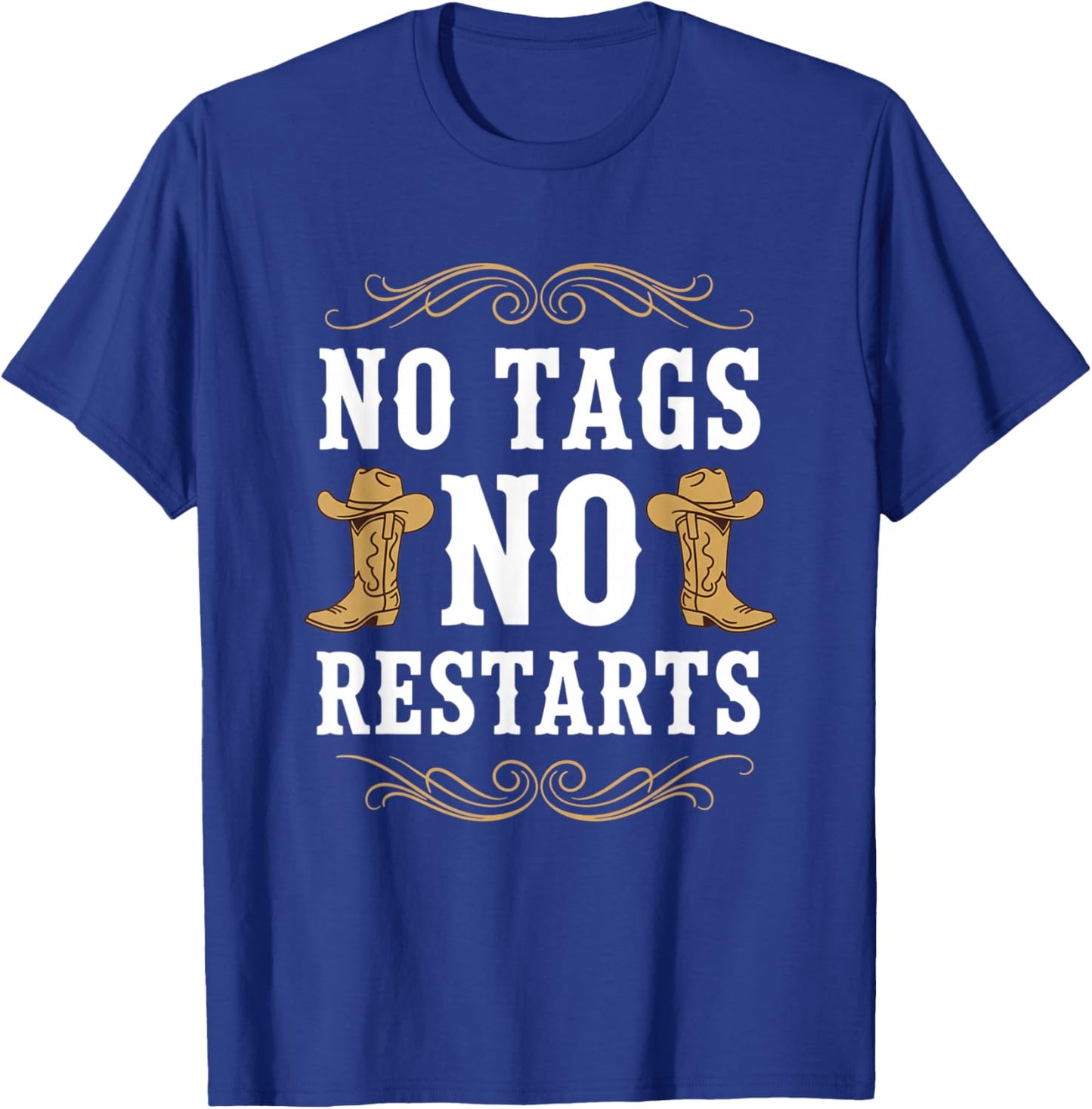 Teacher Line Dancing No Tags No Restarts T-Shirt - T-Shirt | Royal