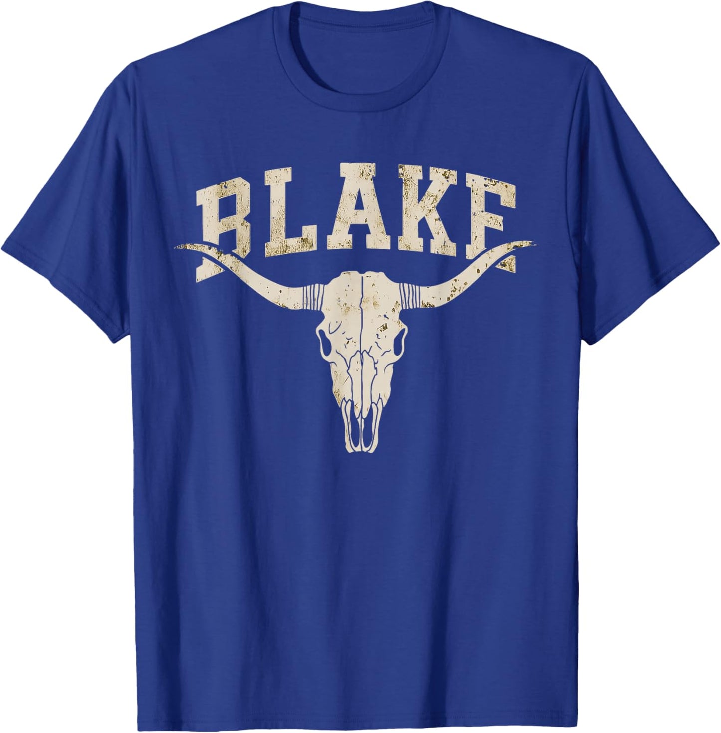 Vintage Blake Name Pride Gift Women Kid Boy Girl T-Shirt - T-Shirt | Royal