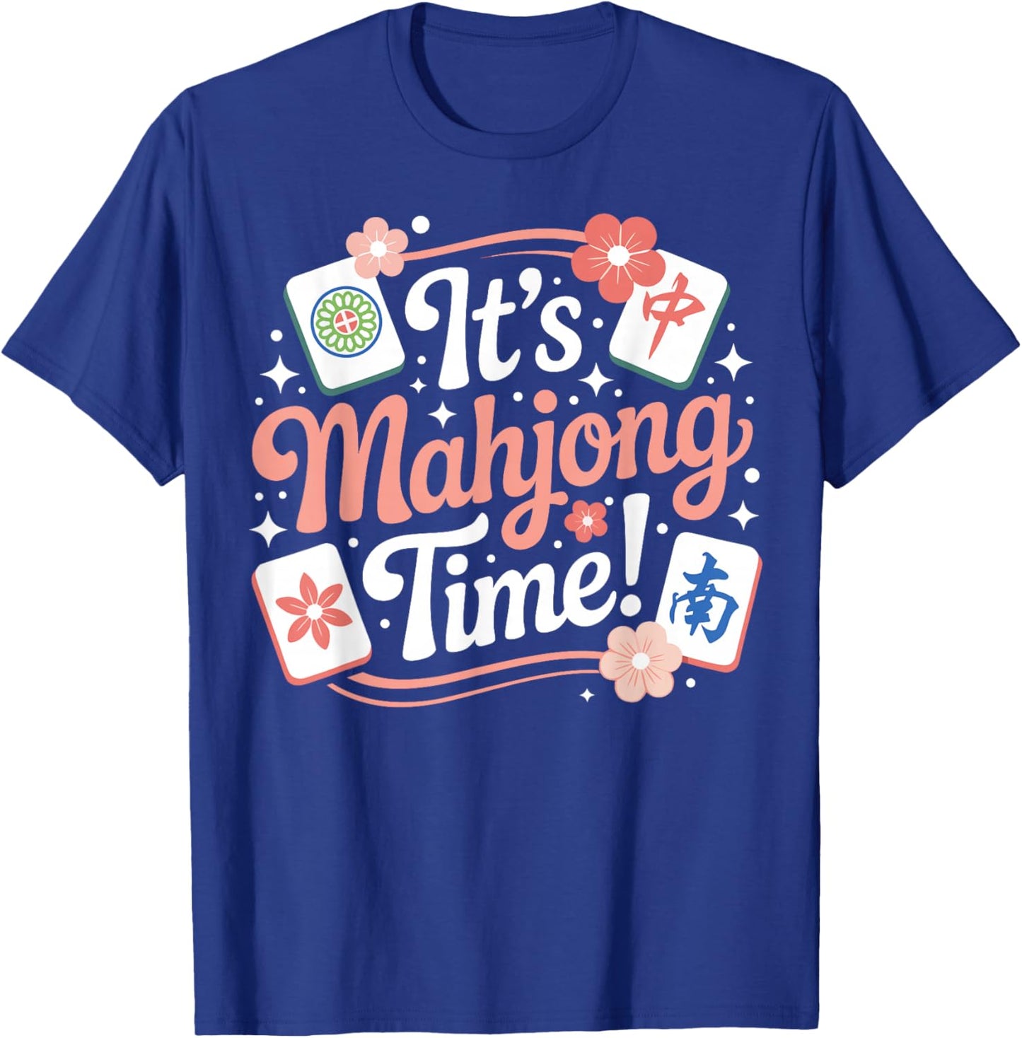 American Mahjong Club Player Mahjong Time T-Shirt - T-Shirt | Royal