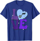 NBA Utah Jazz Valentine's Day Love T-Shirt - T-Shirt | Royal