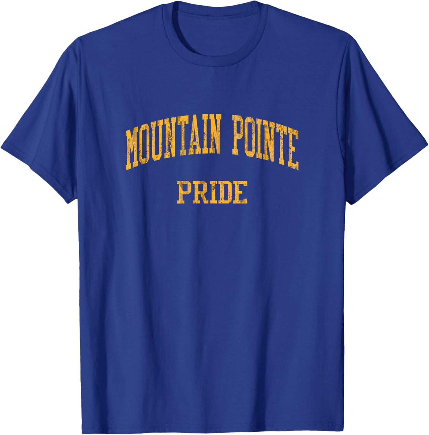 Mountain Pointe High School HS Phoenix AZ Vintage Sports T-Shirt - T-Shirt | Royal