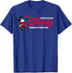 Disney Mickey Mouse Race Car Driver Family Trip Racing Logo T-Shirt - T-Shirt | Royal