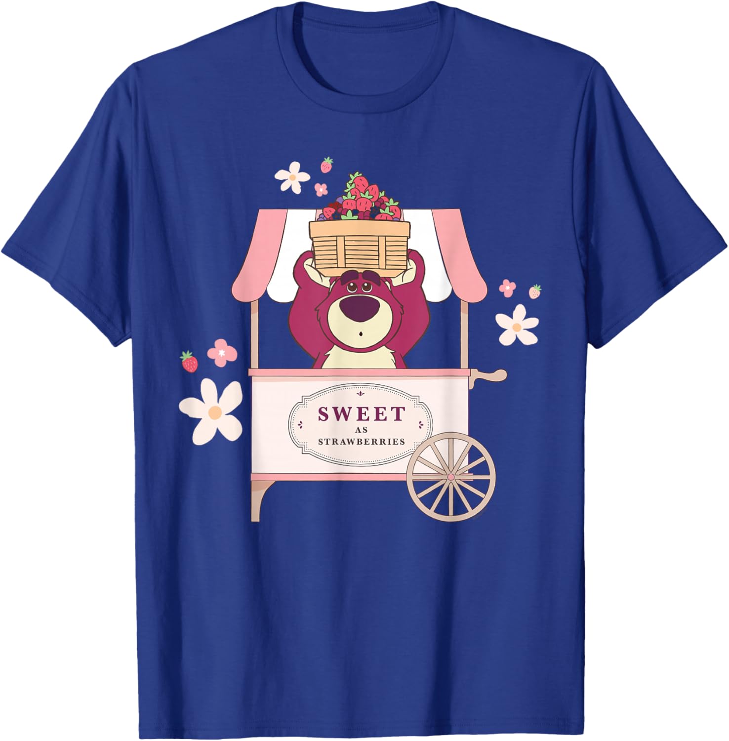Disney & Pixar's Toy Story Lotso Sweet as Strawberries Cute T-Shirt - T-Shirt | Royal