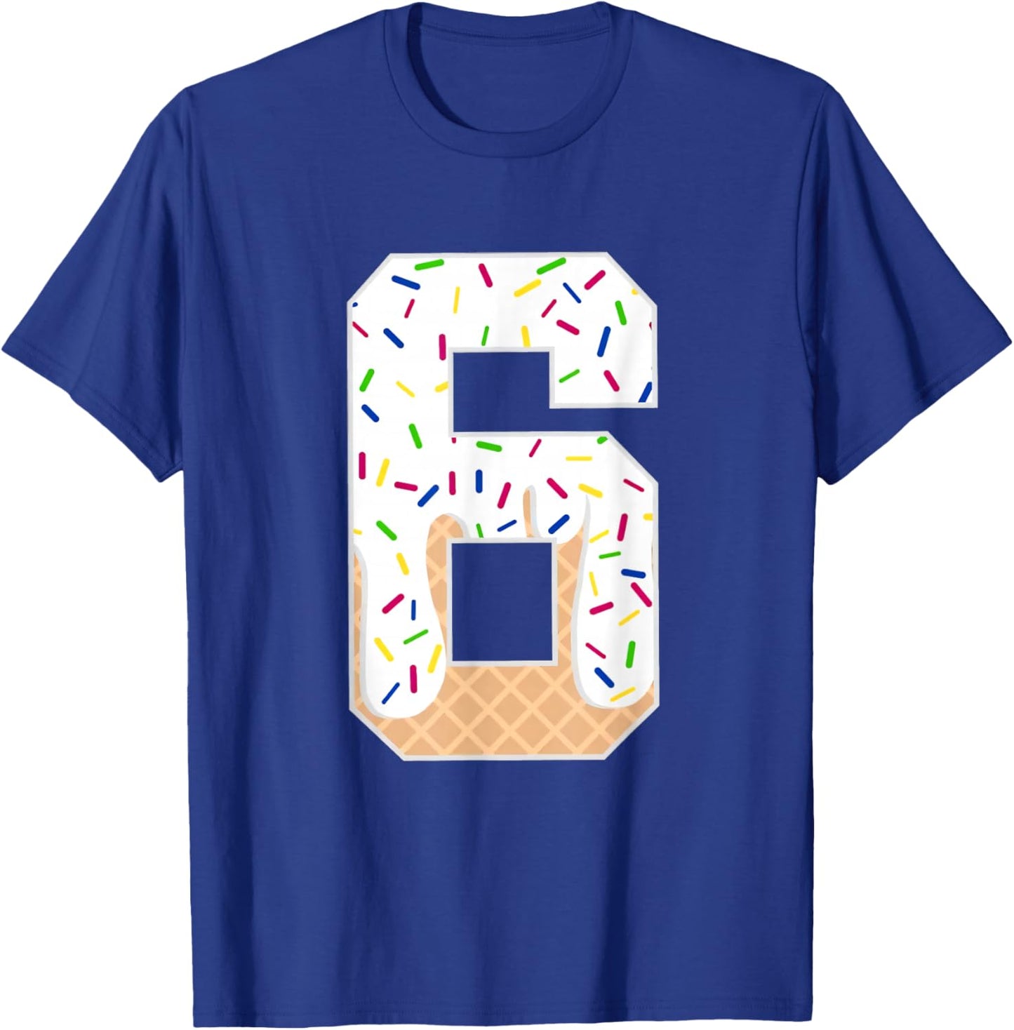 Funny Number 6 Ice Cream Drip 67 Meme Costume Matching Group T-Shirt - T-Shirt | Royal