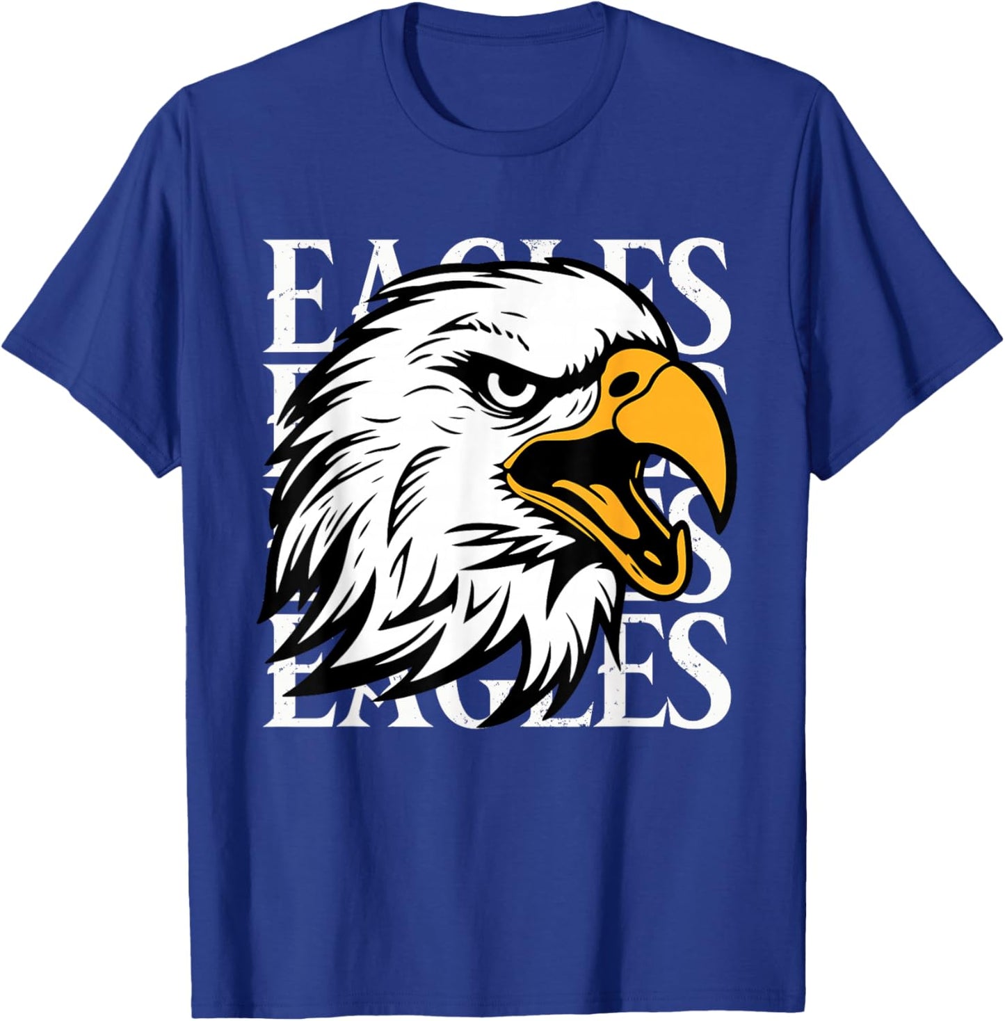 Eagle Vintage Women Youth Toddler Kids Boys Girls T-Shirt - T-Shirt | Royal