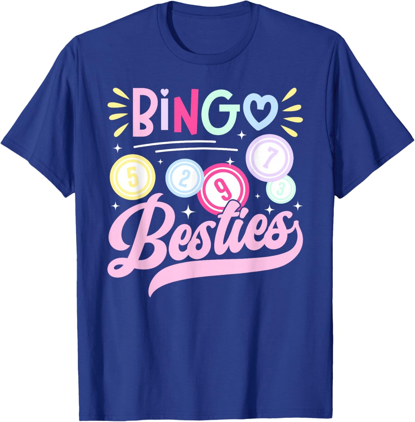Bingo Besties Bingo Lover Bingo Player Bingo Enthusiasts T-Shirt - T-Shirt | Royal