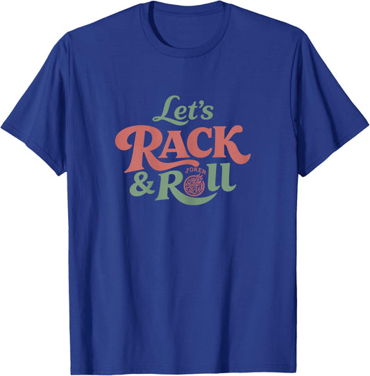 Lets Rack and Roll Mahjong American Retro Mah jongg Player T-Shirt - T-Shirt | Royal