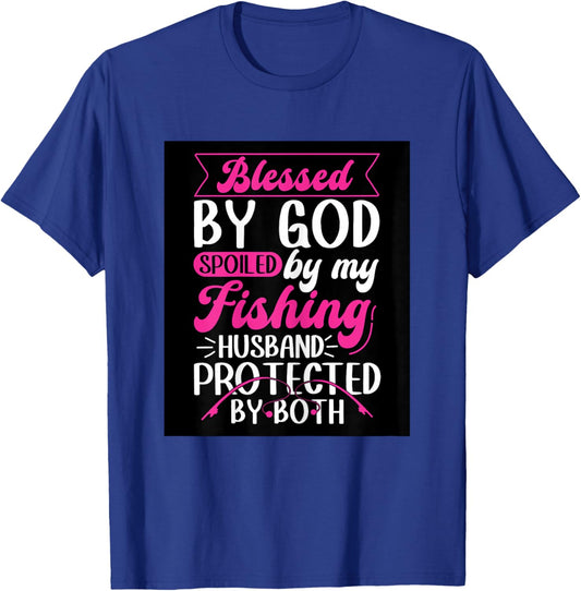 Fishing Wife T-Shirt - T-Shirt | Royal