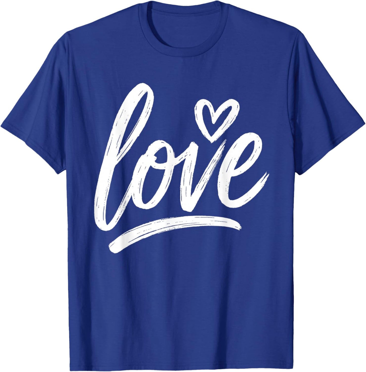 Love Heart Funny Valentines Day Men Women Teen Girl Boy Kids T-Shirt - T-Shirt | Royal