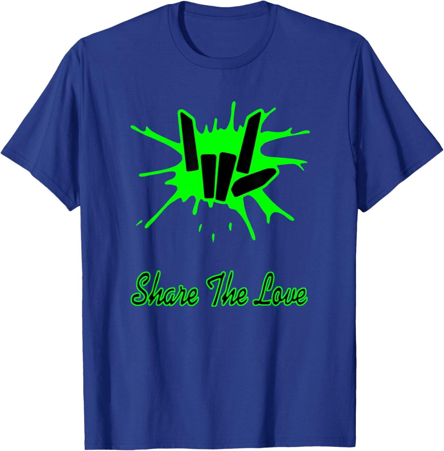 Sharer Share The Love Merch Kids Birthday Gifts T-Shirt - T-Shirt | Royal