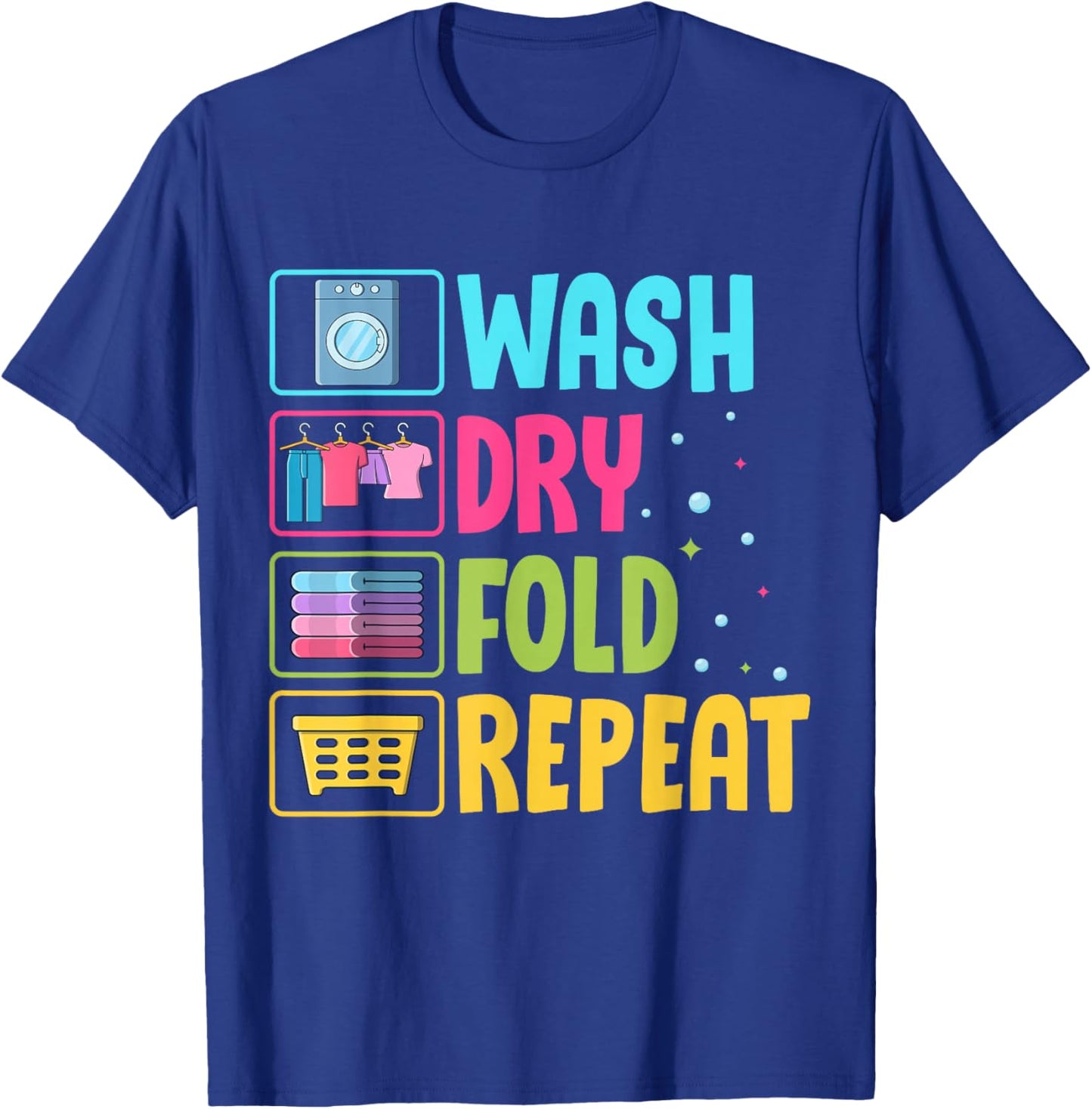 Funny Laundry Men Laundry Worker T-Shirt - T-Shirt | Royal