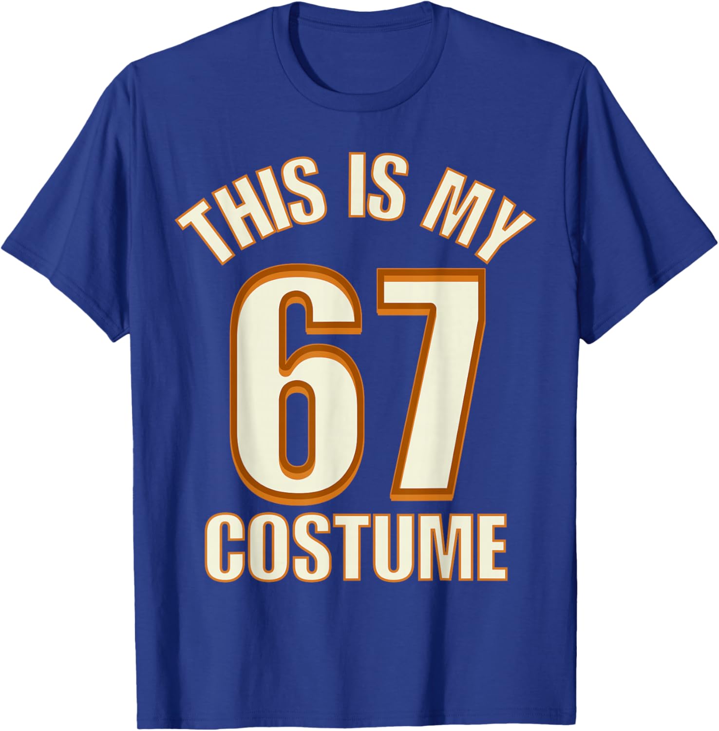 This is My Halloween 67 Costume Lazy Brainrot Meme Boys Kids T-Shirt - T-Shirt | Royal