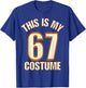 This is My Halloween 67 Costume Lazy Brainrot Meme Boys Kids T-Shirt - T-Shirt | Royal