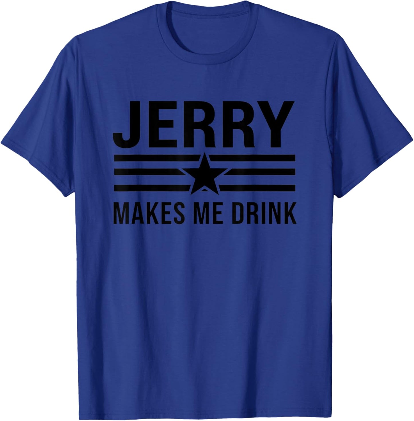 Custom & Name - 'Name Makes Me Drink' Custom T-Shirt - T-Shirt | Royal