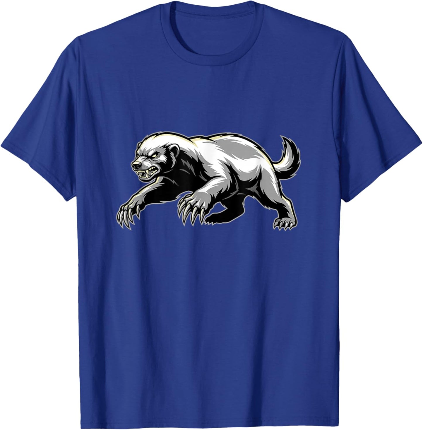 Angry Honey Badger T-Shirt - T-Shirt | Royal
