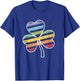 St Patrick's Day Parade Gay Pride Shamrock Pride Flag LGBTQ T-Shirt - T-Shirt | Royal