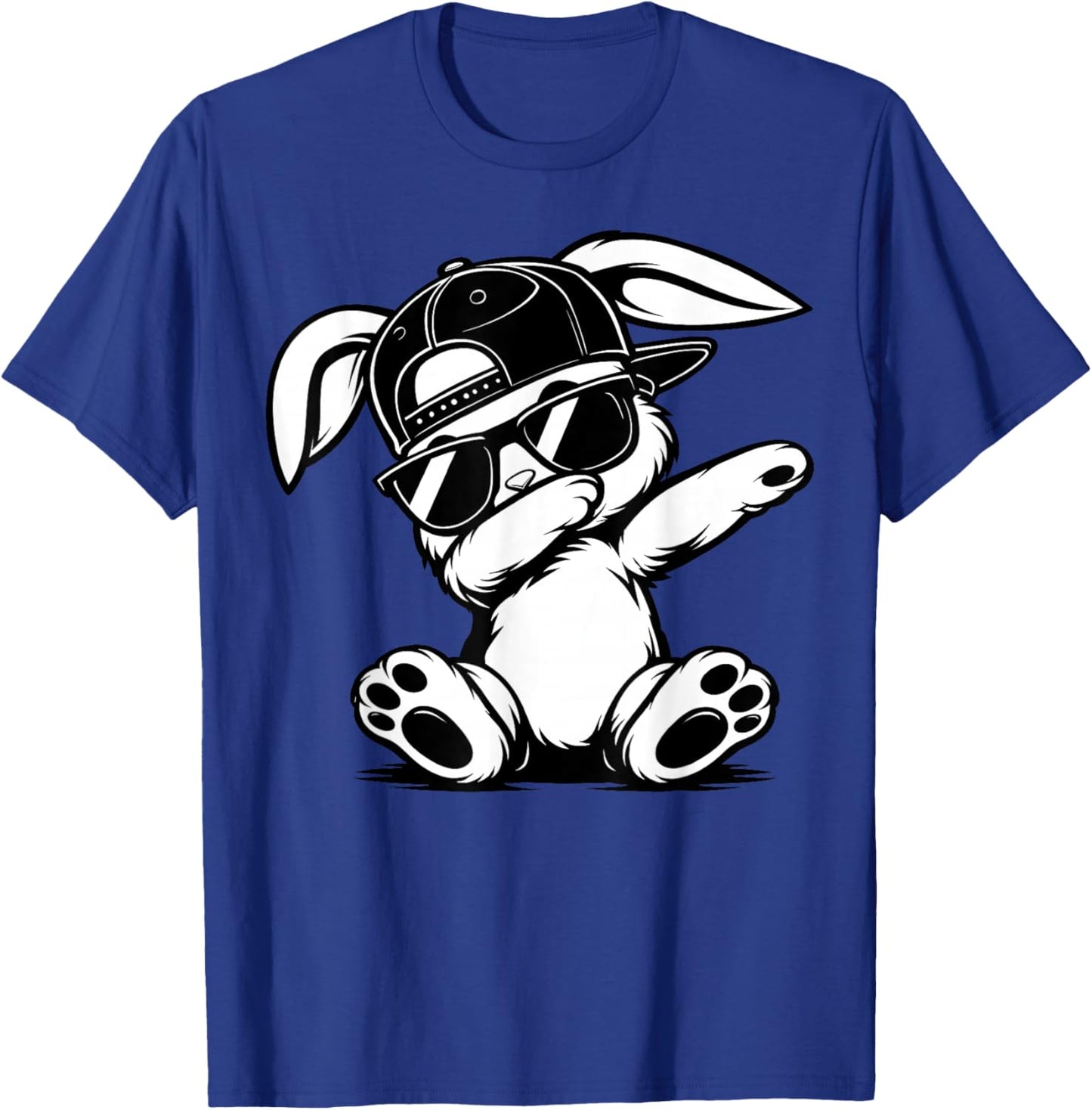 Funny Graphic Meme Dabbing Bunny Women Teens T-Shirt - T-Shirt | Royal