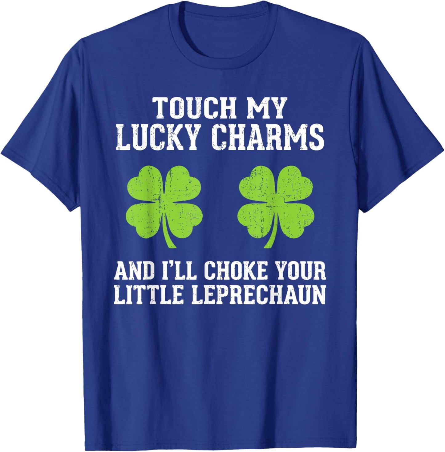 St Patricks Day Vintage Lucky Shamrock Fun St Paddys Women T-Shirt - T-Shirt | Royal