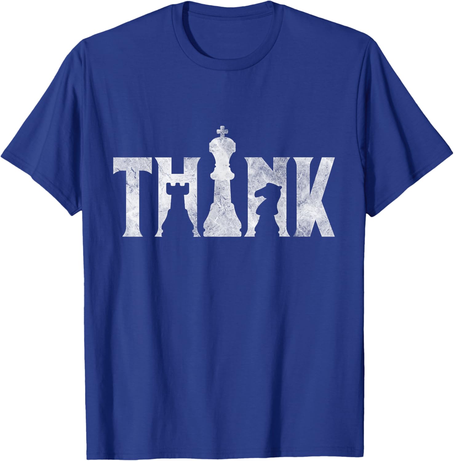 Think Chess Pieces Player Gifts Chessmaster Chess Love T-Shirt - T-Shirt | Royal