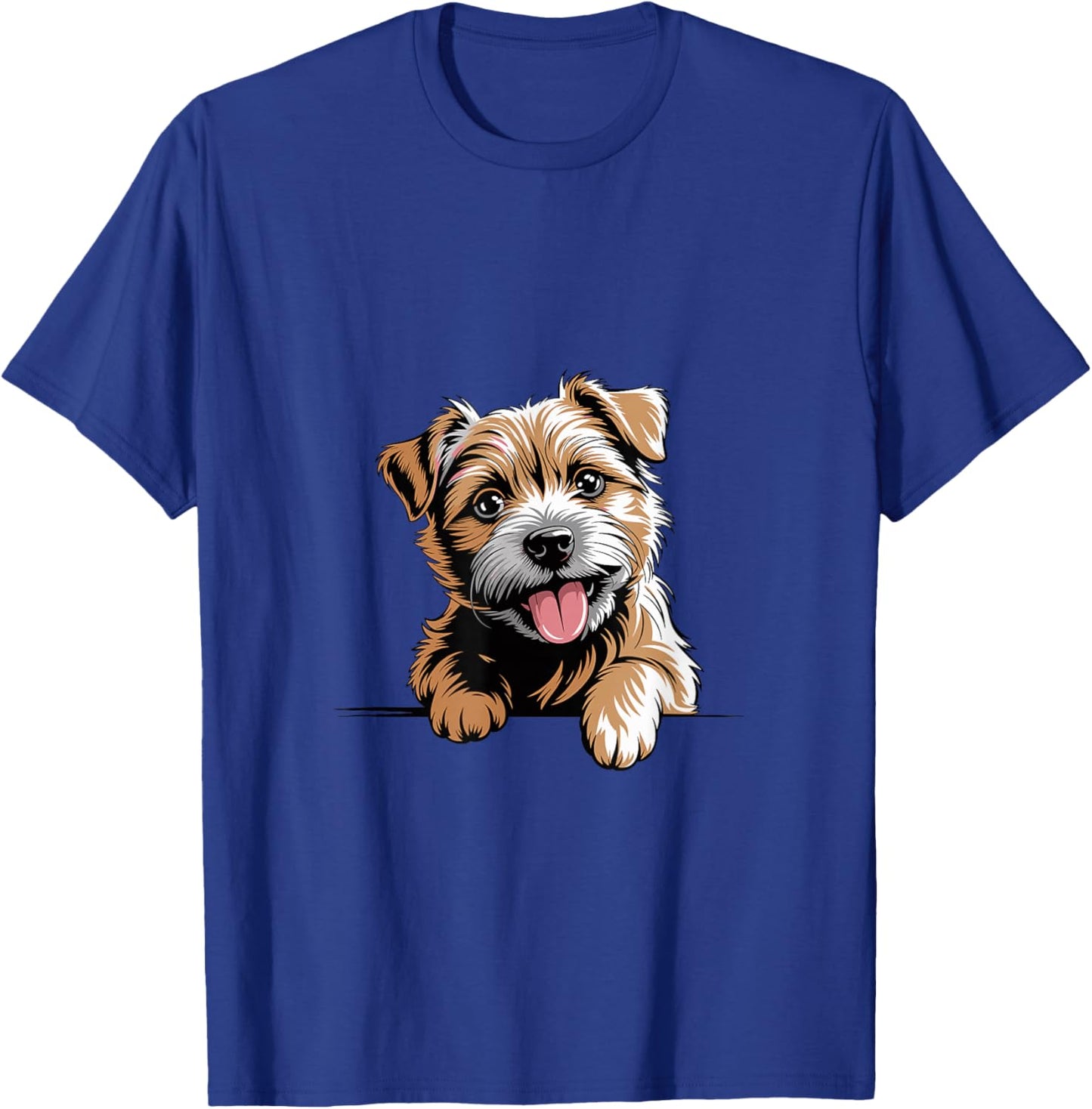 Cute Small Artistic Illustration Cartoon Norfolk Terrier T-Shirt - T-Shirt | Royal