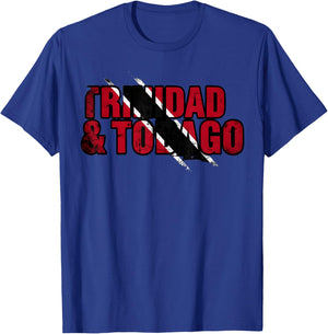 Trinidad and Tobago Flag Trini Flag Roots Trinidadian Flag T-Shirt - T-Shirt | Royal