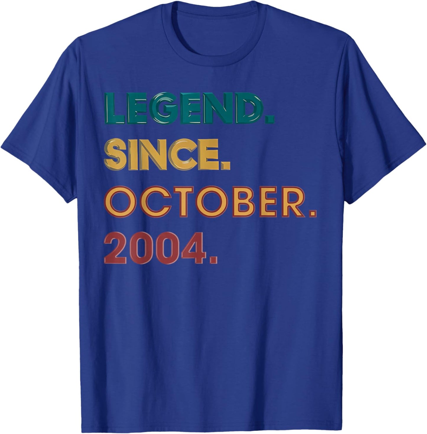 Legend 2004 21st Birthday Gifts Women 21 Year Old T-Shirt - T-Shirt | Royal