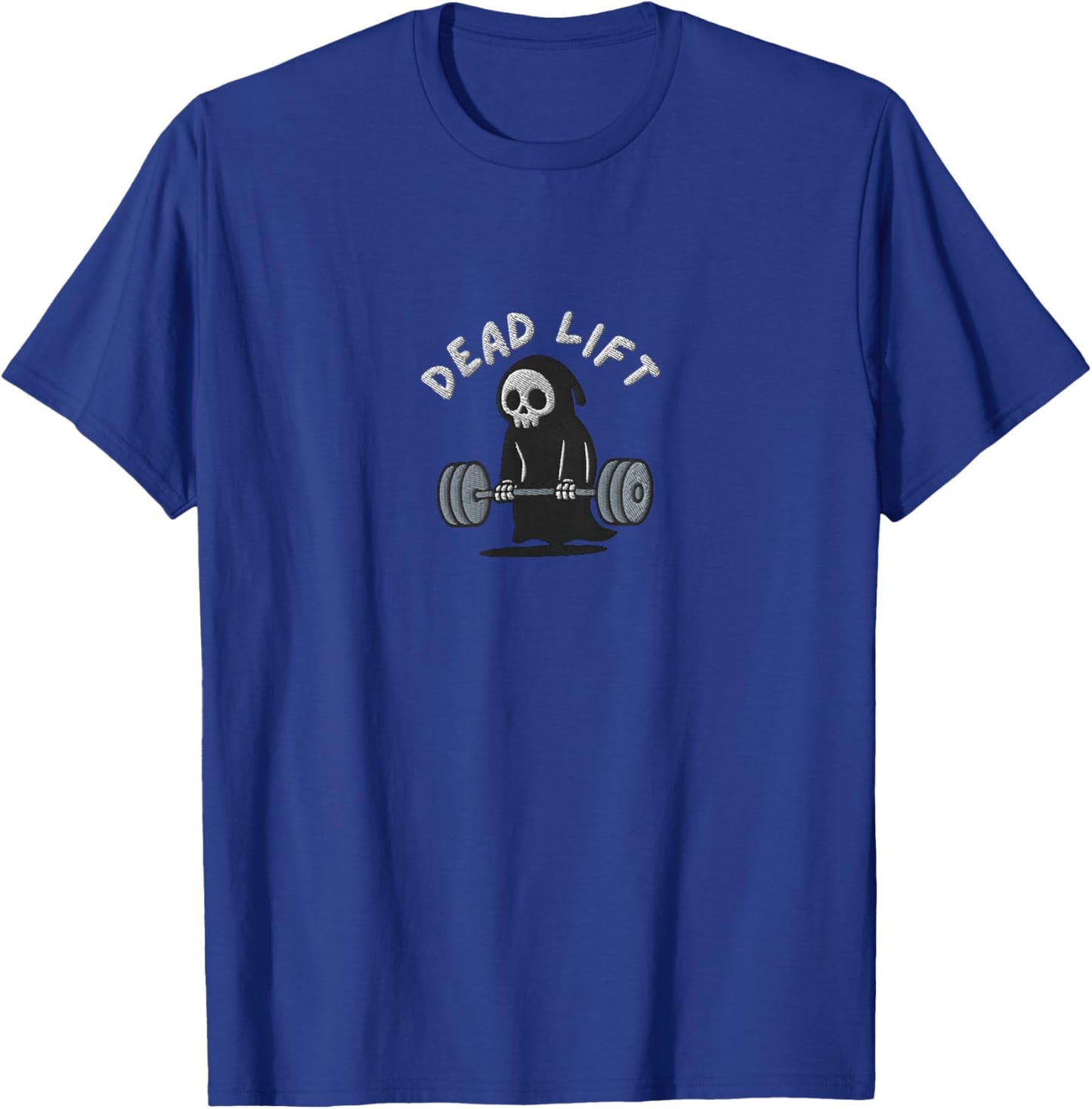 Deadlift Grim Reaper Funny Gym T-Shirt - T-Shirt | Royal