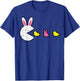 Easter Video Game Bunny Ears Eating Retro Men Boys Kids Teen T-Shirt - T-Shirt | Royal