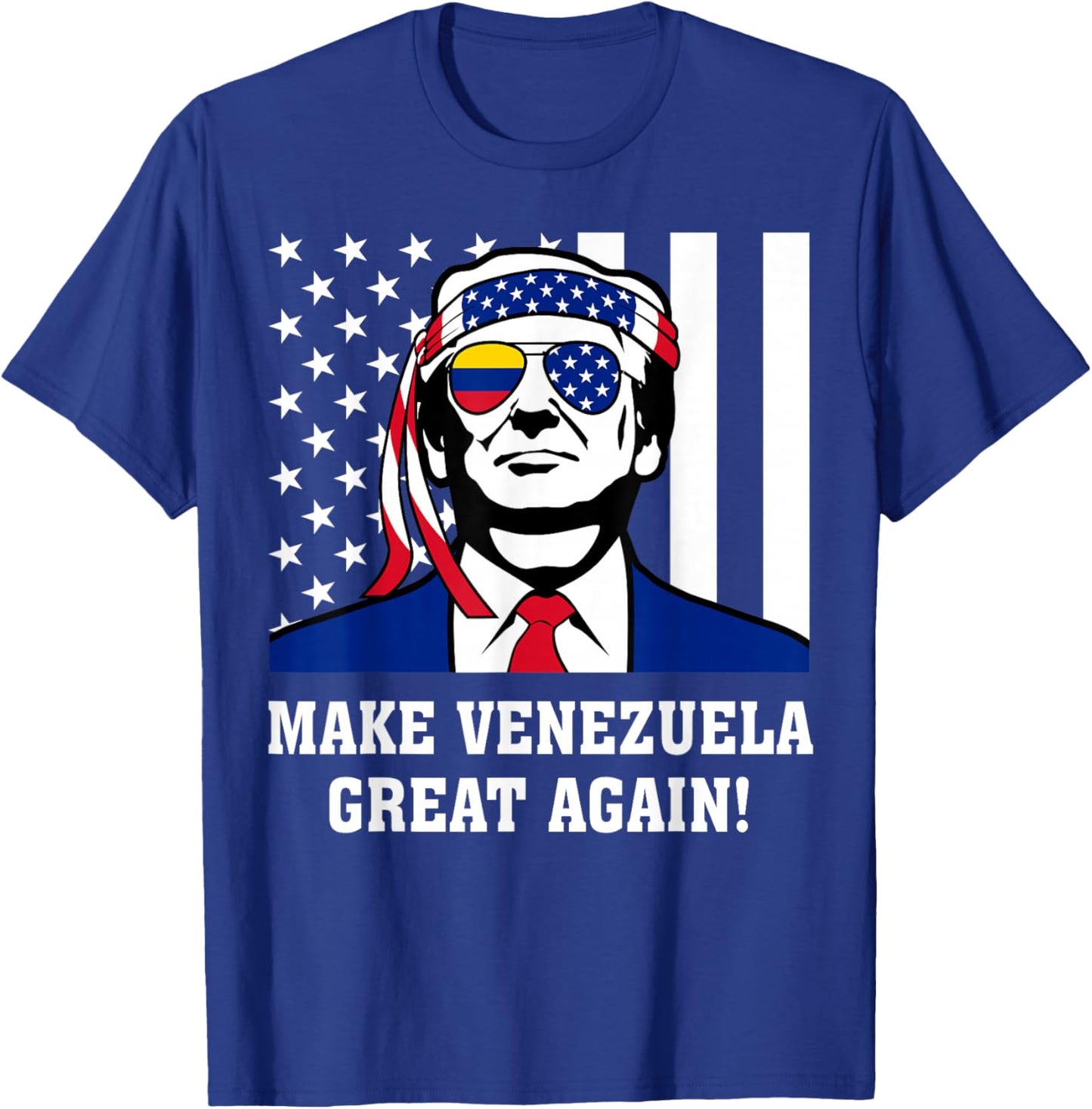 Trump Make Venezuela Great Again T-Shirt - T-Shirt | Royal