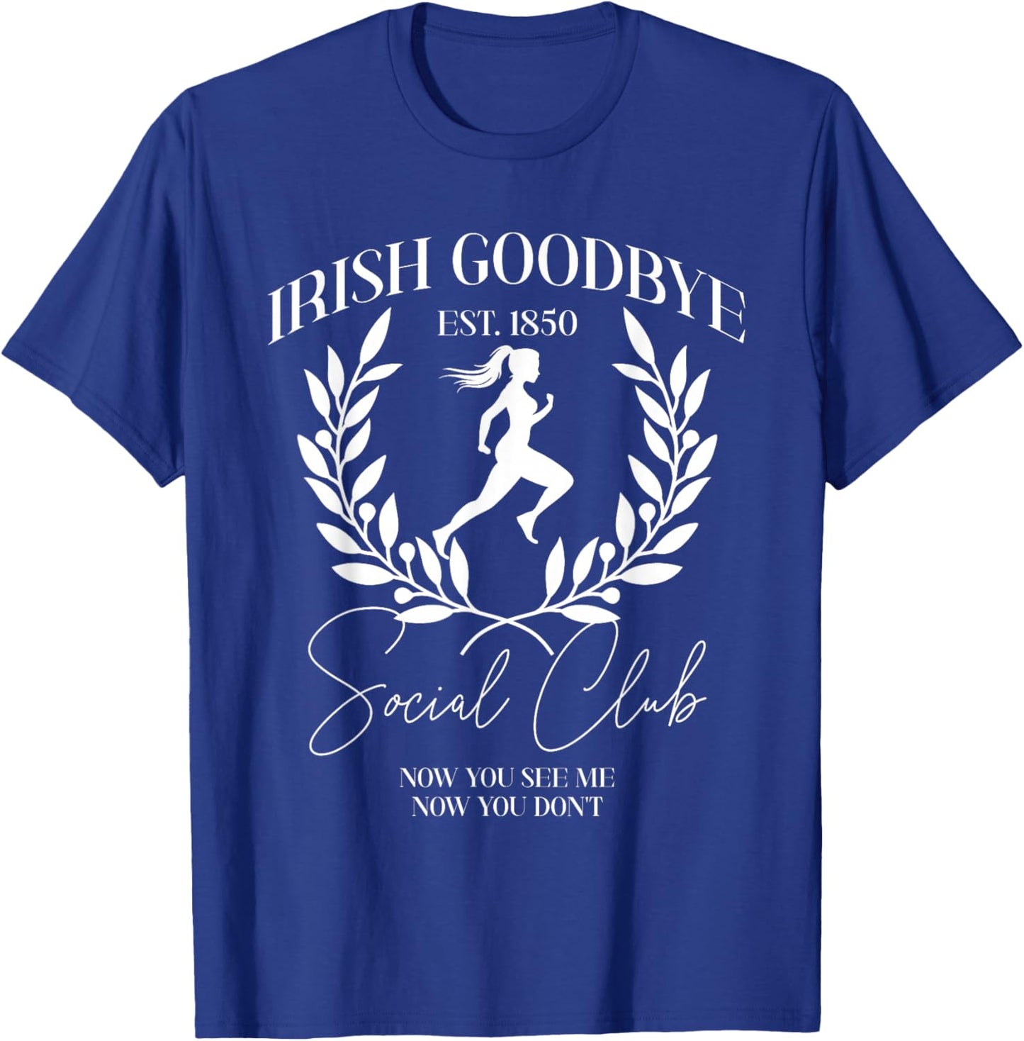 Irish Goodbye Social Club T-Shirt - T-Shirt | Royal
